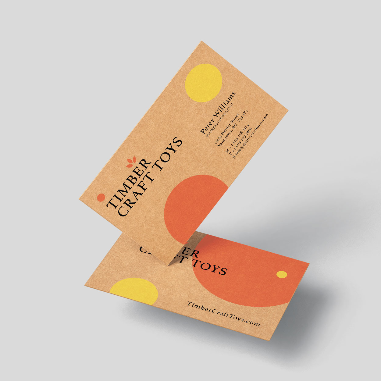 Kraft Business Cards