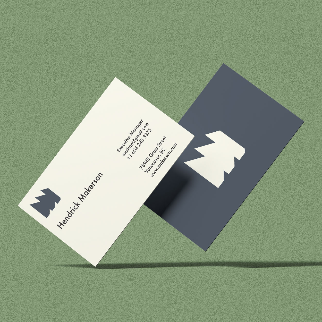 Natural Business Cards | Printvana | Print + Marketing Solutions | Vancouver Natural Business Cards